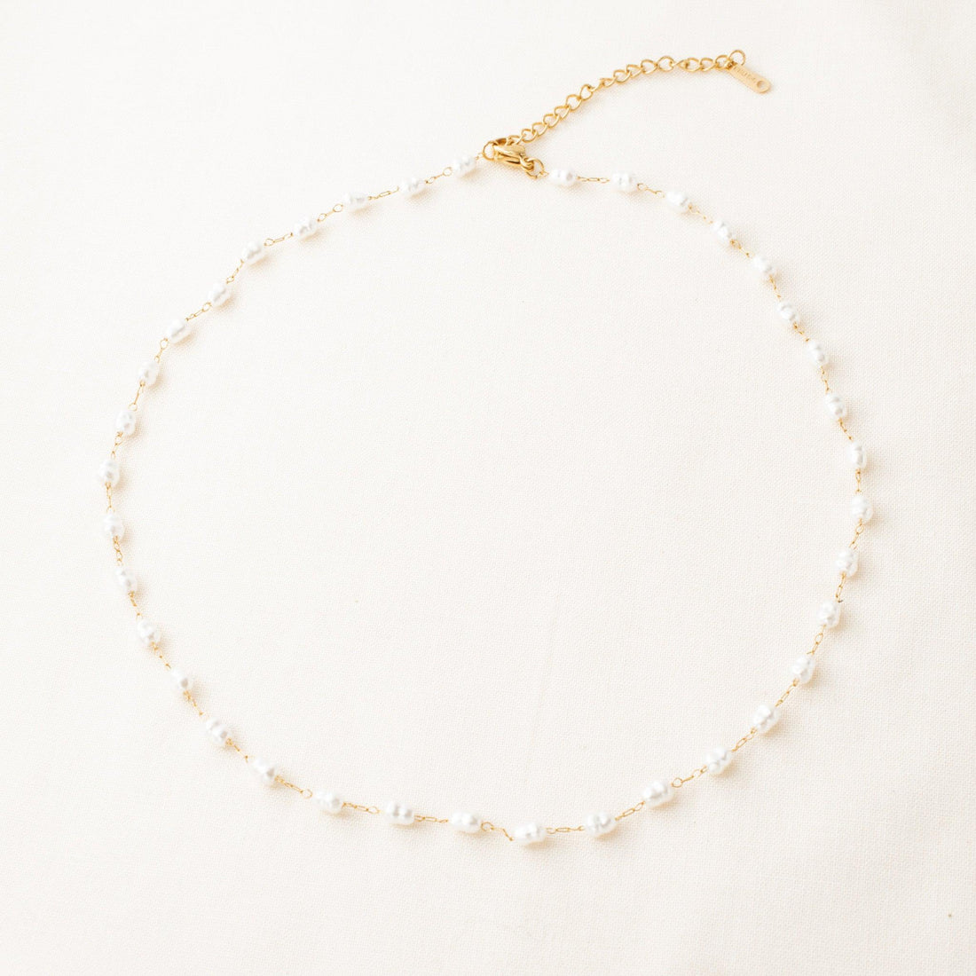 Dainty Pearl Choker Necklace - avantejewel.com
