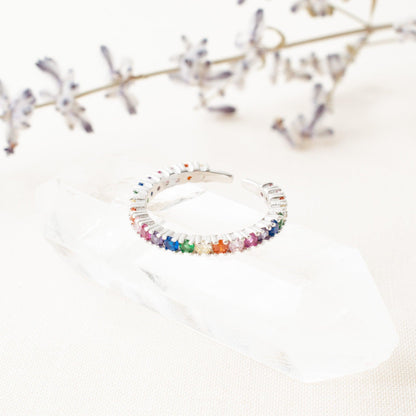 Multicolor Zircon Ring - avantejewel.com