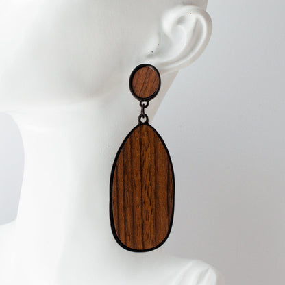 Boho-style Wood Earrings - avantejewel.com