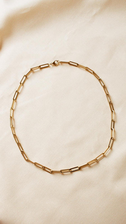 Evelyn Chunky Chain Necklace - avantejewel.com