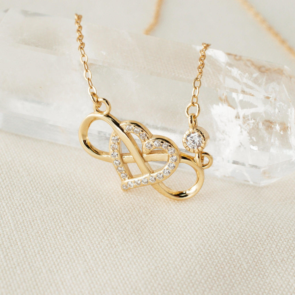 Infinity Heart Necklace - avantejewel.com