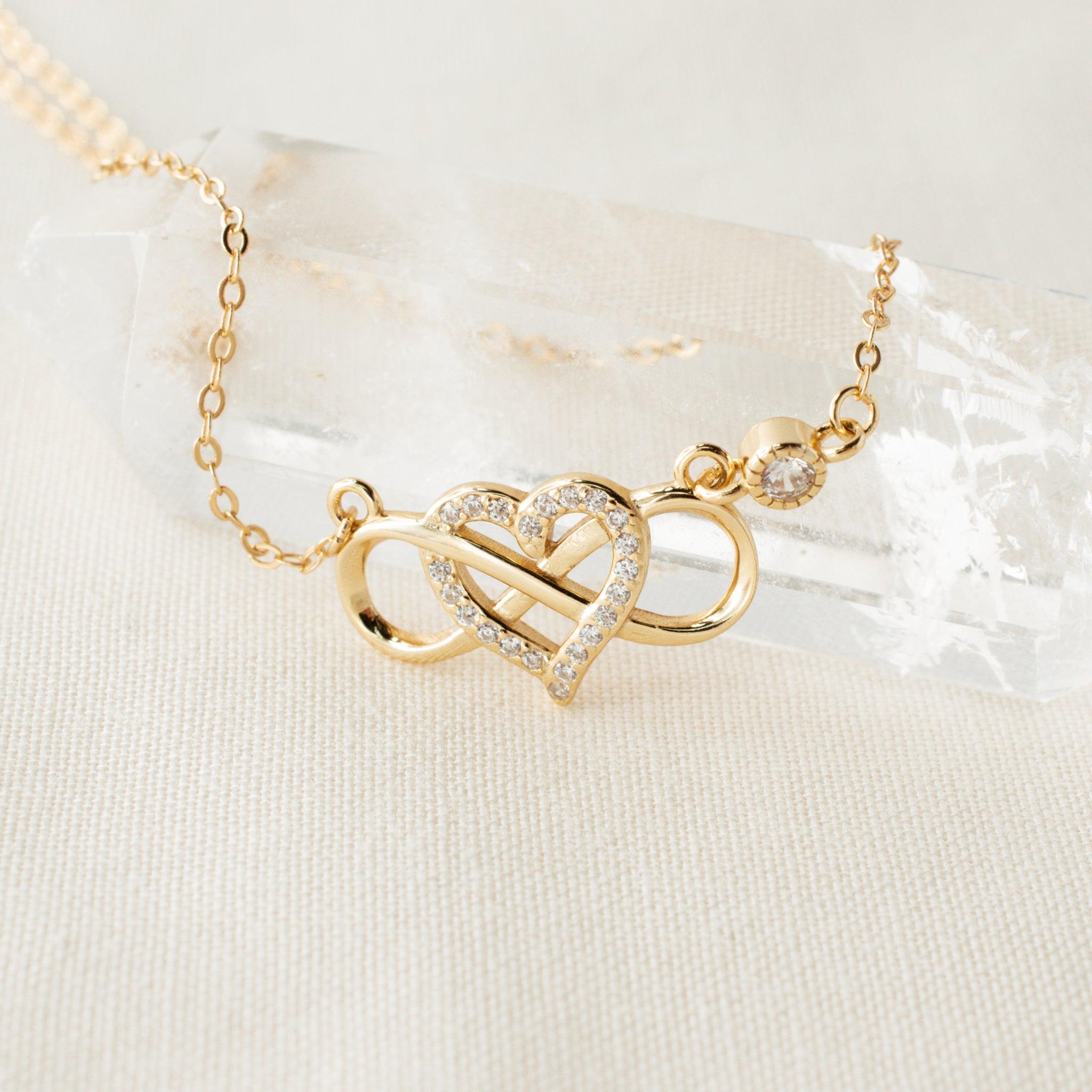 Infinity Heart Necklace - avantejewel.com