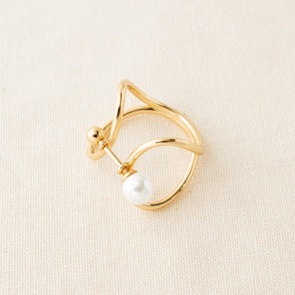 Modern Pearl Ring - avantejewel.com