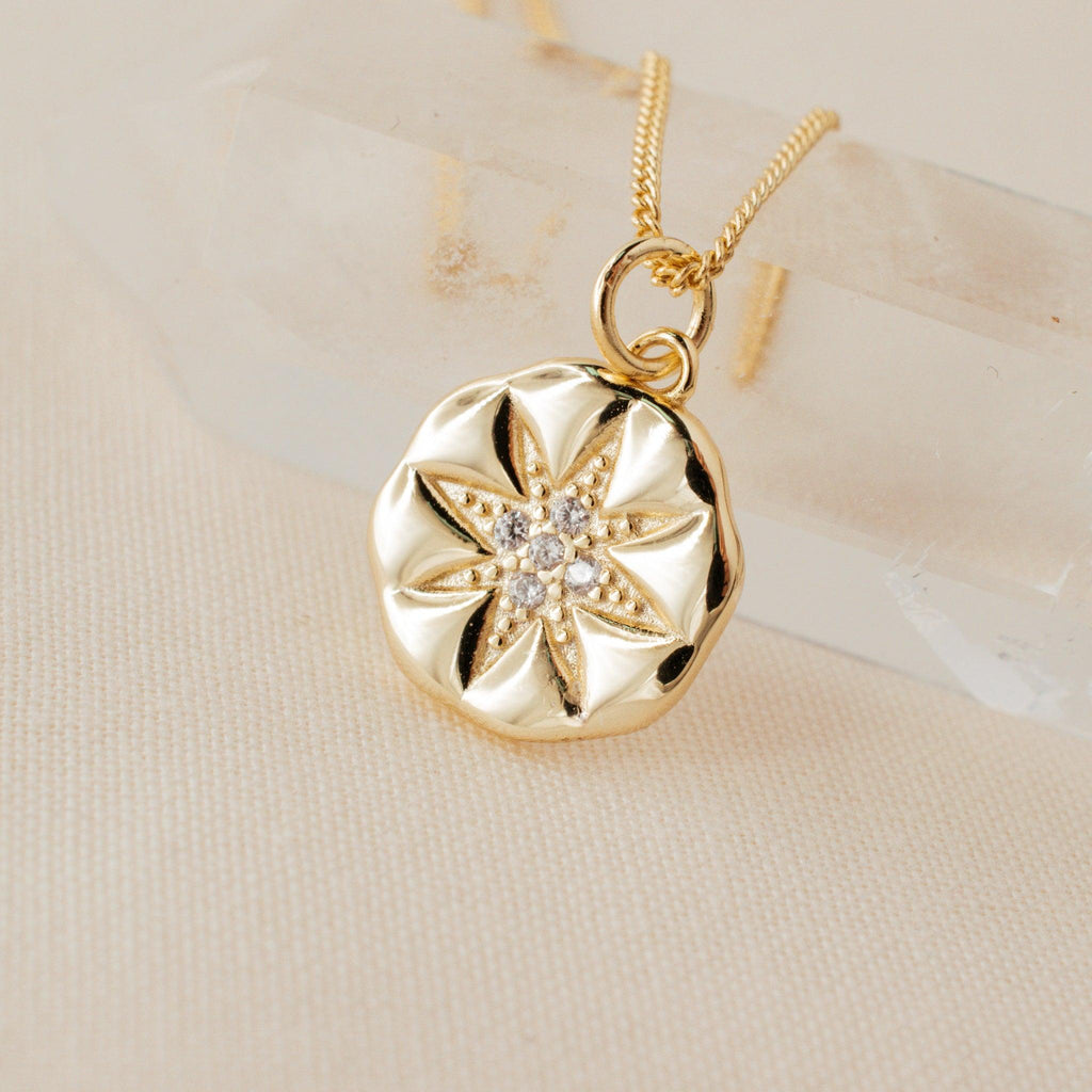 North Star Medallion Necklace - avantejewel.com