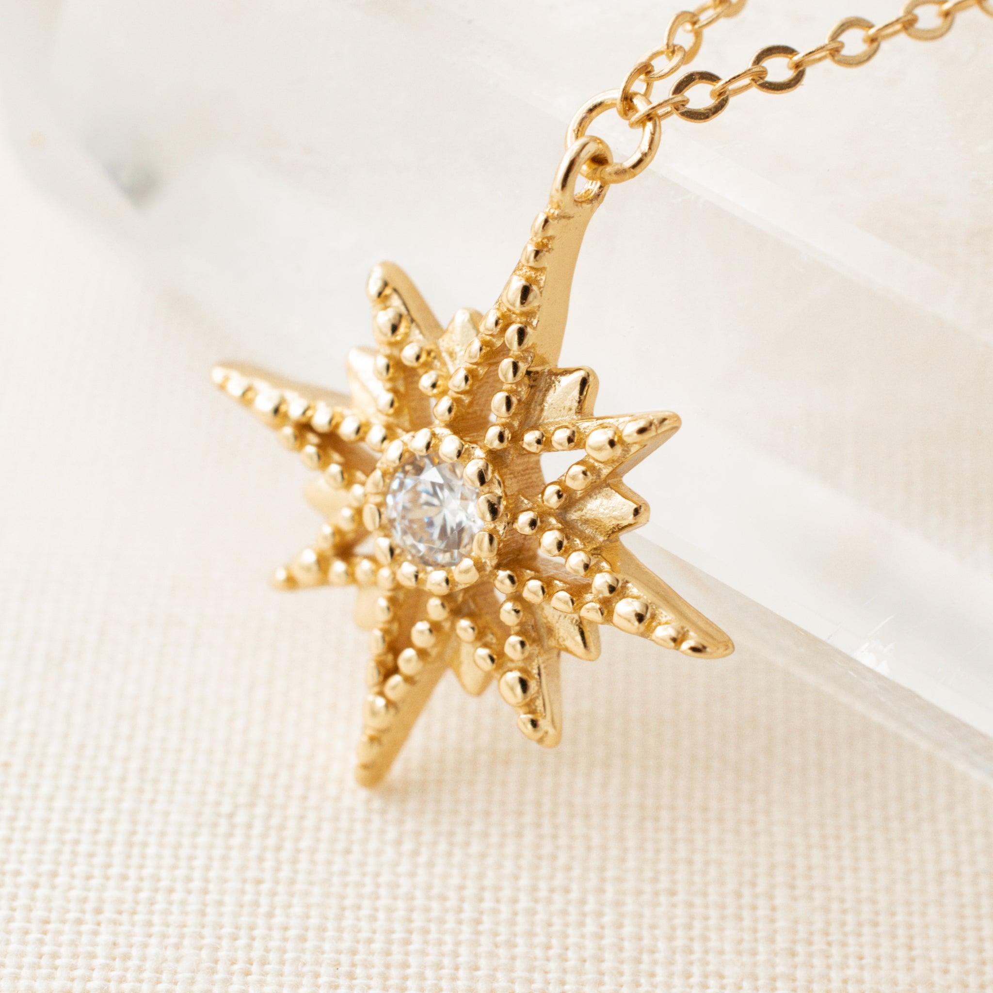 North Star Pendant Necklace | avantejewel.com