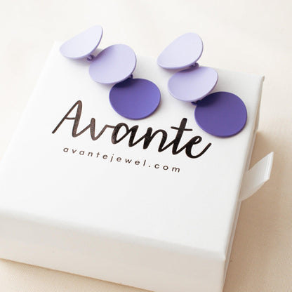 Purple Drop Earrings - avantejewel.com