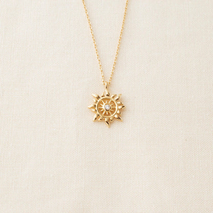 Kylie Sun Pendant Necklace - avantejewel.com