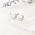 Textured Huggie Hoop Earrings - avantejewel.com